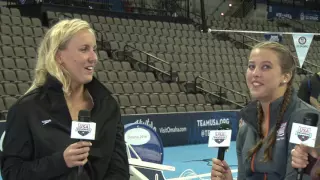 US Olympic Team Trials - Swimming: #Lane9 Night 7: Kathleen Baker and Jessica Hardy Interview