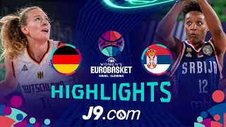 Germany 🇩🇪 vs Serbia 🇷🇸 | J9 Highlights | FIBA #EuroBasketWomen 2023