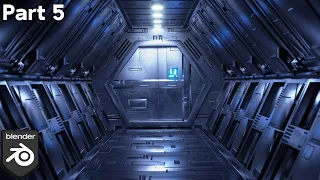 Sci-Fi Airlock Corridor - Part 5 (Blender Intermediate Tutorial)