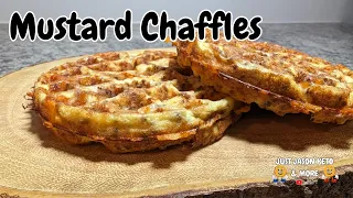 Is This The BEST Low Carb Sandwich Bread? Mustard Chaffles! #chaffle #keto #ketorecipes