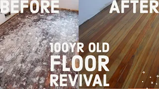Refinishing my 100+ Year old Floors Is SO Satisfying
