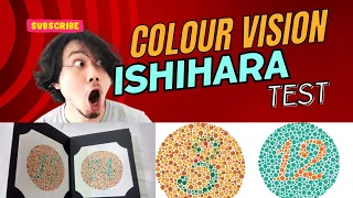 Test your eyes for Colour Vision | Ishihara Test | Colour Blindness Test