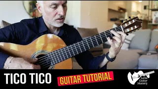 Tico Tico Guitar Tutorial (guitar arrangement)