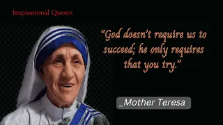 Mother Teresa quotes about Kindness and Love||#inspirationalquotes / #motivational #quotes #youtube