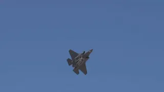 U.S. Air Force F-35A Lightning ll Demo team performed at the Deke Slayton Airfest in Wisconsin