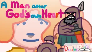 A Man after God's own Heart (David and Goliath kids animated Bible stories)