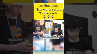 LEO BORROMEO NEW WORLD RECORD (3.75 SECONDS) 😱😱😱 #shorts