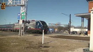 Amtrak train 350 Jackson MI Noon