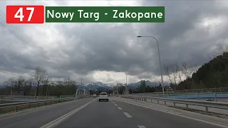 DK47 Nowy Targ - Zakopane (Zakopianka)