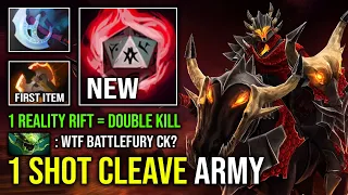 NEW First Item Battle Fury Cleave Illusion 1 Reality Rift = Double Kill OP Crit Chaos Knight Dota 2