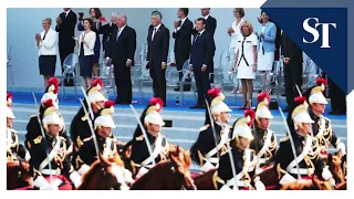 [WATCH] Bastille Day 2018 with PM Lee as guest of honour, RSAF takes part in flypast