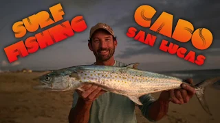 Cabo San Lucas DIY Surf Fishing, Sierra's, Stingray and a Turtle Save