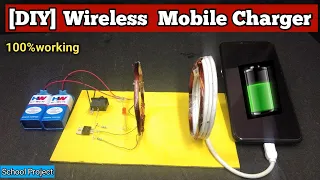 How to Make Wireless Mobile Charger [NEW 100% WORKING ]