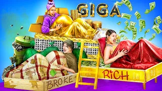 RICH vs BROKE vs GIGA RICH Pregnant