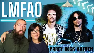 LMFAO - Party Rock Anthem ft. Lauren Bennett, GoonRock (REACTION) with my wife