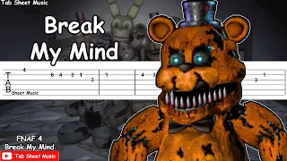 Five Nights at Freddy's 4 Song - Break My Mind Guitar Tutorial