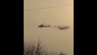 Момент попадания ВСУ в вертолет МИ-28 росармии.