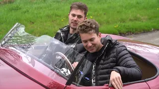 Bros Torque Supercars AJ & Curtis Pritchard visit Envisage Group and Drive the Healey by Caton