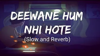 Deewane Hum Nahi Hote (Slow and Reverb) | Lofi | Hindi - (Slow and Reverb) songs | Lyrical Audio