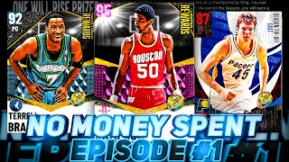 No Money Spent #1 - Opening Packs + Chasing a Championship Ring in NBA 2K21 MyTeam