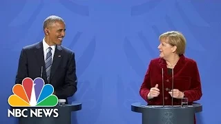 At Final Press Conference, Angela Merkel Calls President Obama ‘My Partner And Friend’ | NBC News