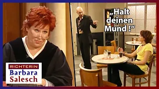 DREISTE DROHUNG vor der Verhandlung 😡  "Du hältst den Mund" | 1/2 | Richterin Salesch