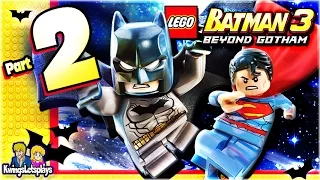 LEGO BATMAN 3 - Walkthrough Part 2 Breaking Bats!