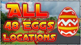 ALL 48 EGGS LOCATIONS IN VEHICLE LEGENDS ROBLOX (Egg Hunt Event 2022)