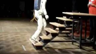 ASIMO Walking up the Stairs in HD