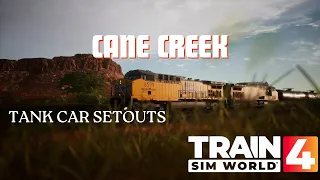 Train sim world 4. Cane Creek. Tank Car Setouts . AC4400CW