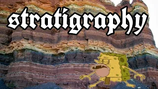 Stratigraphy - the law of superposition and the law of cross cutting - (for my archaeology class)