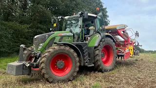 Zwischenfrucht säen mit Fendt und Pöttinger🌾👍 Gerne Liken❤️