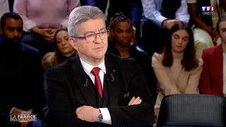 Mélenchon dans La France face à la guerre sur TF1 - Replay