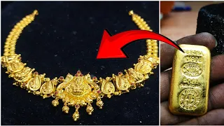 Gold necklace design | Proof of Pure Gold Jewellery | How it's Made - GoldSmith NB