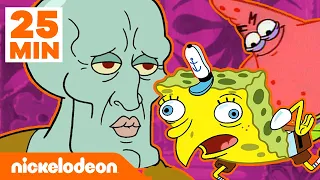 SpongeBob | 25 MIN dei Momenti Meme Più Divertenti di SpongeBob | Nickelodeon Italia