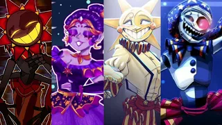 fnaf daycare group unifixable eclipse,glamrock ballora,sun and moon