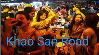 Thailand night life and clubs in Bangkok in 2022 best place to visit at night. Khao San Road