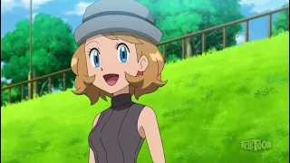 serena using ash quote from the XY series 🥹💕🌸💞🦶🏻 - pokemon ultimate journeys English Dub!!🧋🌸