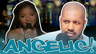 Halle Bailey sings "Can You Feel the Love Tonight" Disney World 50th Anniversary FIRST TIME REACTING