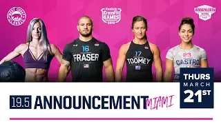 19.5 Open Workout: Live Announcement (Mat Fraser vs. Tia-Clair Toomey)