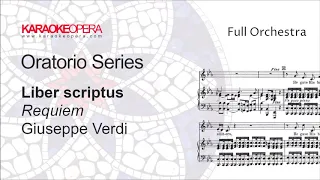 Karaoke Opera: Liber Scriptus - Verdi Requiem Orchestra only version with score