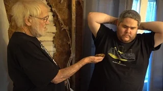 GRANDPA RIPPED HIS WALL OUT!!