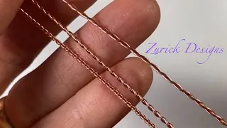 Wire Wrapping Techniques- How To Twist Wire- 3 Different Ways
