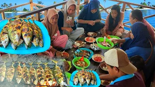 Pulau ini bagaikan Surga, dari Samarinda datang menikmati Ikan bakar segar di Pantai