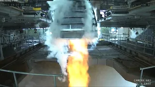 SLS RS-25 Engine Test, 24 February 2022