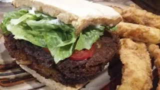 Chickpea Mushroom Vegan Burger - Dr Sebi Alkaline Food (Gluten Free)