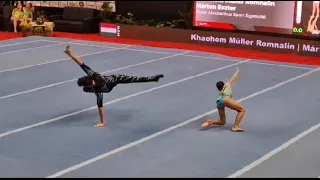 Müller Romnalin Khaohom - Eszter Márton Á.  MAIA Int. Acro Cup BALANCE ROUTINE MXP 11-16 17052024