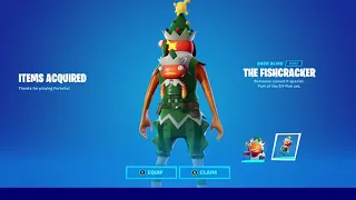 Fortnite Item Shop: *NEW* Fa-La-La FishStick Skin And GamePlay