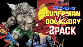 Mcfarlane Toys DC Multiverse SuperMan Vs Doomsday 2 pack