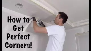 HOW TO TAPE DRYWALL (INSIDE CORNERS)